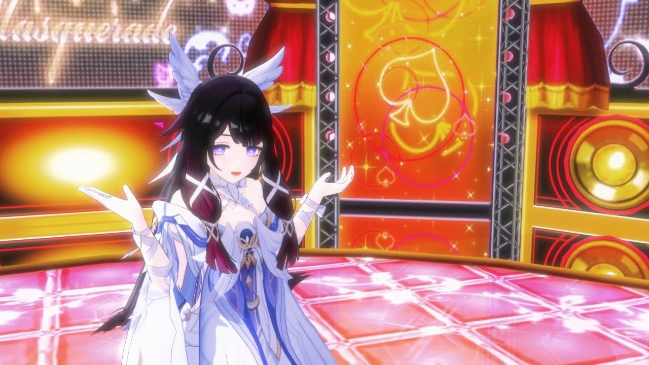 【Genshin Impact x Aikatsu MMD】Wake up my music【Columbina】