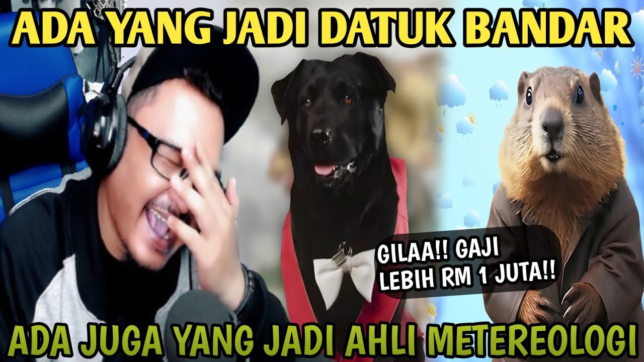 TAK SANGKA WUJUD‼️ 10 HAIWAN MEMPUNYAI PEKERJAAN😂 | Wak Lonjong