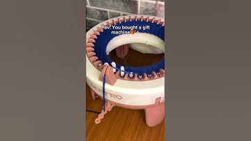 Best purchase ever😁 #knitting #crochet #machine #gift