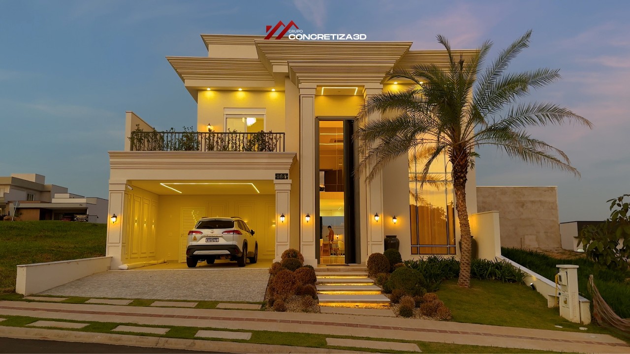 A CASA NEOCLÁSSICA MAIS LINDA QUE VOCÊ VAI VER HOJE | 3 SUÍTES, PAISAGISMO, E UM PROJETO INCRÍVEL!