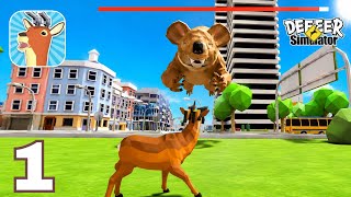 Deer Simulator Mobile Gameplay Walkthrough Part 1 (iOS Android)