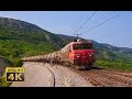 KOPERBAHN - 60 minutes 4K [Ultra HD] video of trains and scenery railway