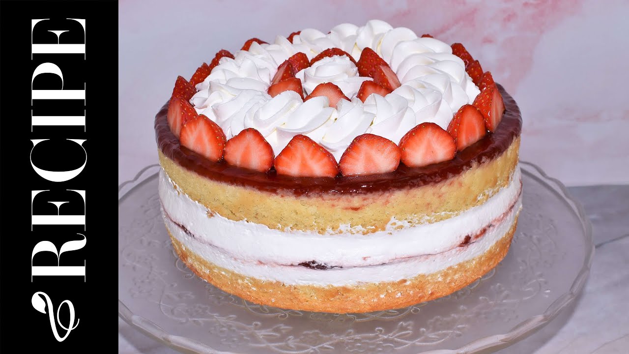Vegan Victoria Sponge Cake | Vegan Desserts | The Vegan Pastry