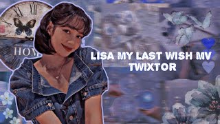 Lisa My Last Wish Mv Twixtor Lisa Clips For Editing 4K