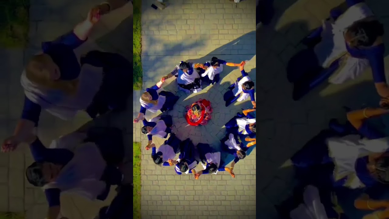 Indian wedding cinematography drone shots. 