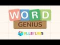 Word genius trailer challenging word puzzler mobile game app by alley labs