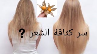 حل سحري بفاكهة تحت ايدك لمنع تساقط الشعر وتكثيفة بسرعة جدا ✔️✔️