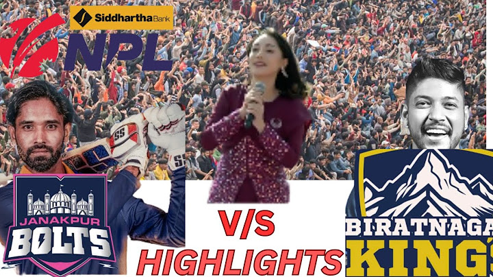 #nepal #NPL// Highlights//Siddhartha Bank Nepal DAY 1 MATCH 1 BIRATNAGAR KINGS VS JANAKPUR BOLTS ||