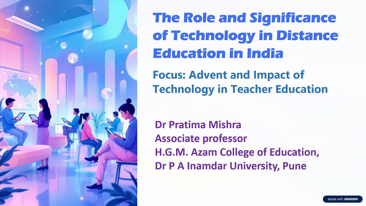 The Role and Significance of Technology in Distance Education in India