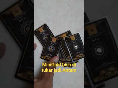 MiniGold bisa di tukar dengan Antam dengan berat yang sama tanpa biaya tambahan #MiniGold #Antam