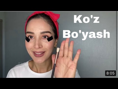 Куз буян,куз буяш усуллари,ko’z bo’yash,ko’z bo’yash sirlari,koman pou fe makiyaj creole,