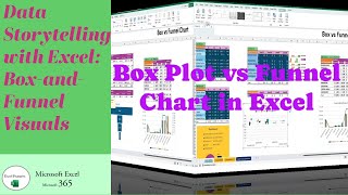Box Plot vs Funnel Chart in Excel ~ How to Create Box & Funnel Charts in Excel