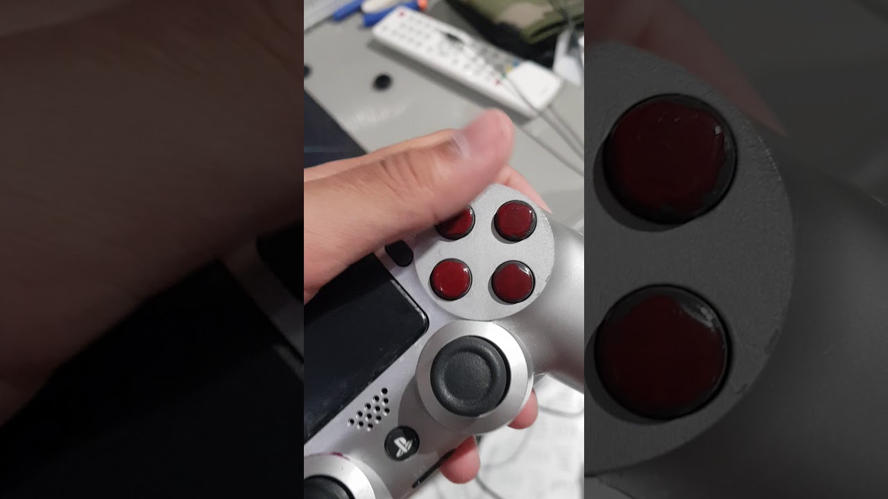 Comparatif de deux manettes ps4 - YouTube