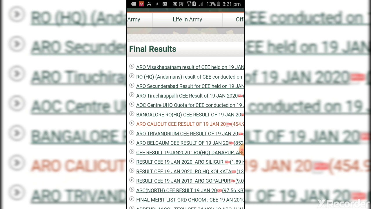 Aro mandi palampur result declare 2020