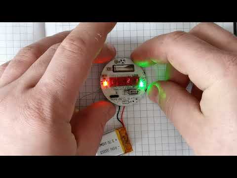 Наручний Годинник дозиметр-радіометр ATOM-SCAN™® (слюдяний АЛЬФА+БЕТА+ГАММА), видео 1