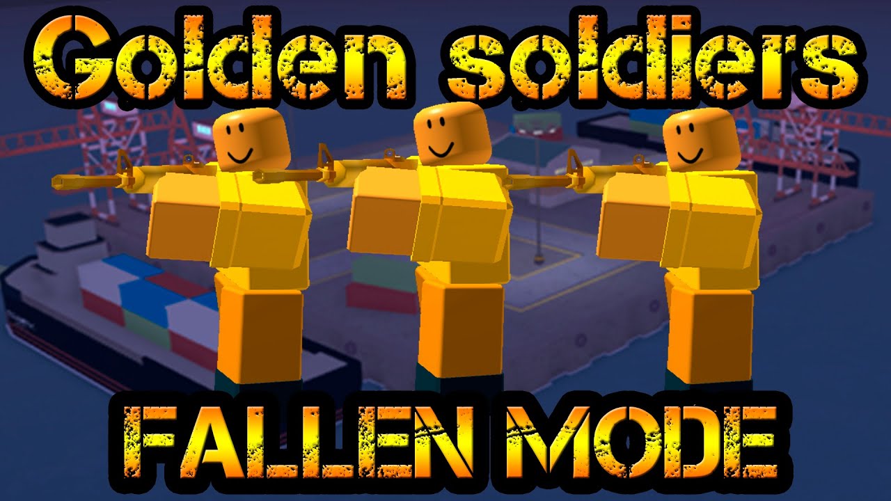 Roblox Tds Golden Soldier