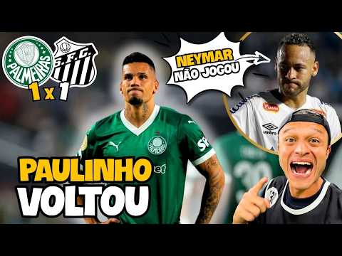 The classic Palmeiras vs. Santos match ends in a draw!! Santos' team didn't sing their national a...