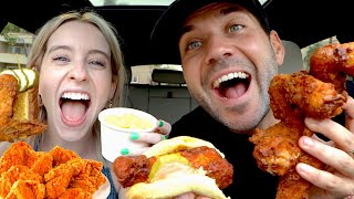 CARLY'S EPIC RETURN TO DEEP FRIED CRUNCHY CHICKEN MUKBANG!!