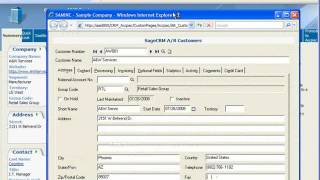 Sage Crm 146 Training Promote Crm Prospect To Accpac Ar Customer
