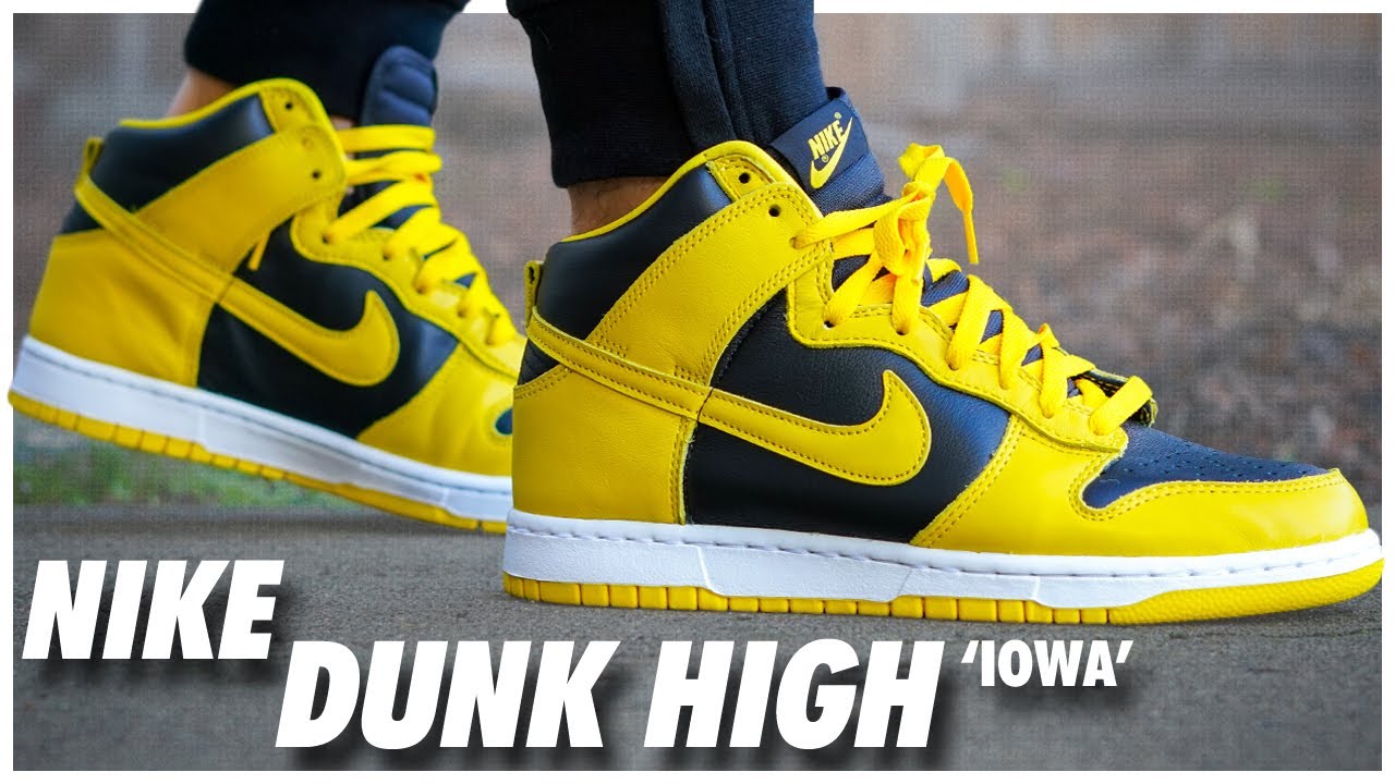 Nike Dunk High Iowa 2020 - YouTube