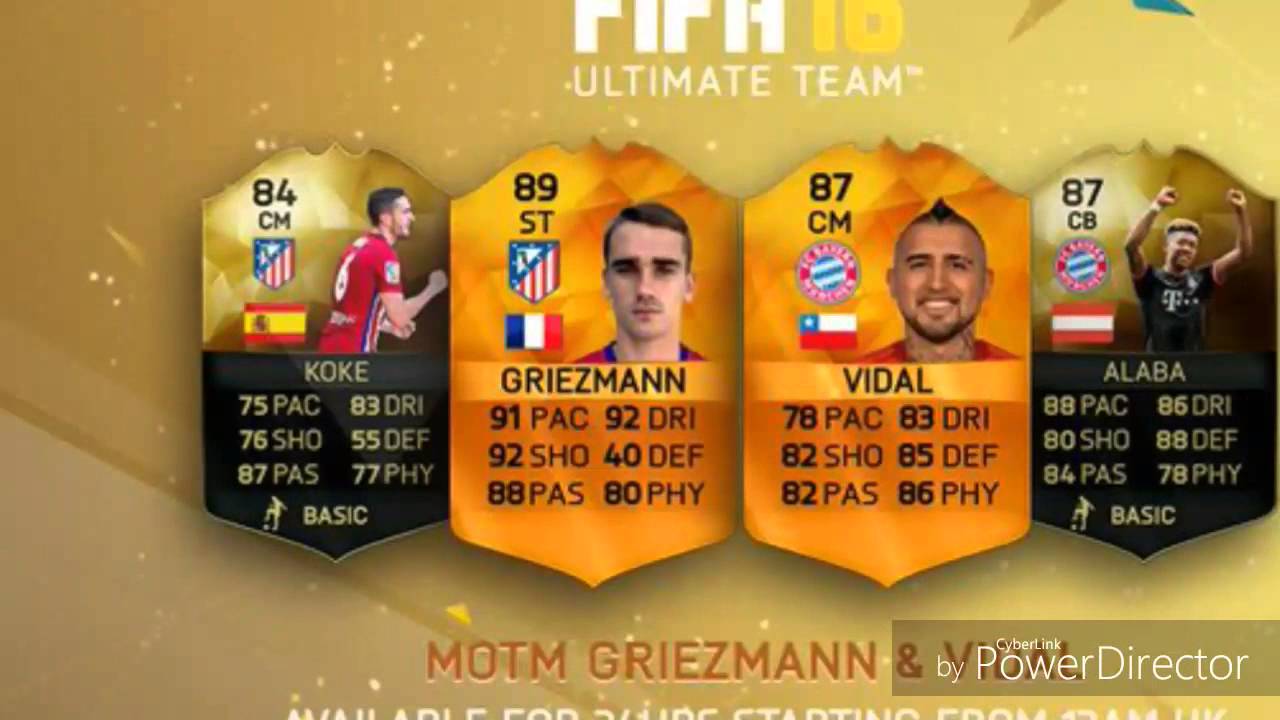 MOTM VIDAL, GRIEZMANN! PACK NOW! | FIFA 16 UT | FUT NEWS - maulfaul