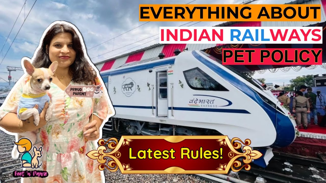 🚅Pet 🐾Dog 🐈‍⬛Travel🐕 Tips Indian Railways pet policy Detailed