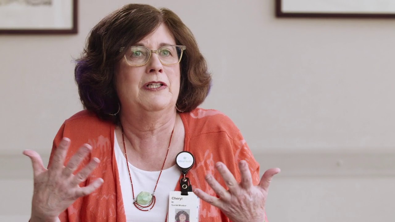 A screenshot from a YouTube video featuring Cheryl Waldman, MSW
