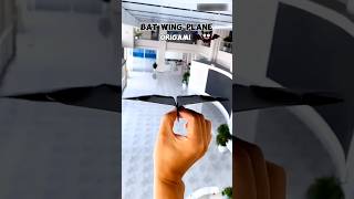 Bat PaperPlane ORIGAMI Tutorial 🤗🦇✈️ ,Easy flying paper airplane making #craft #shorts