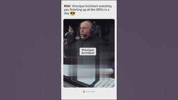 Principal Architect watching you finishing up all the GFCs in a day