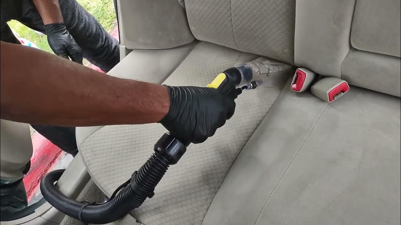 Shampooing car seats YouTube