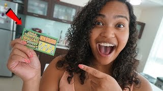 OMG SHE WON A MILLION DOLLARS!!! 😳😱 LOTTERY TICKET PRANK GONE RIGHT!!!!!!!