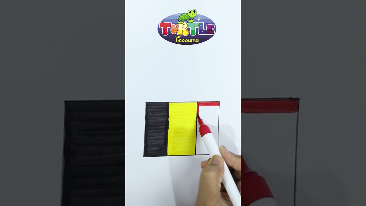 How to draw Belgium flag with simple steps | how to draw flag of Belgium 