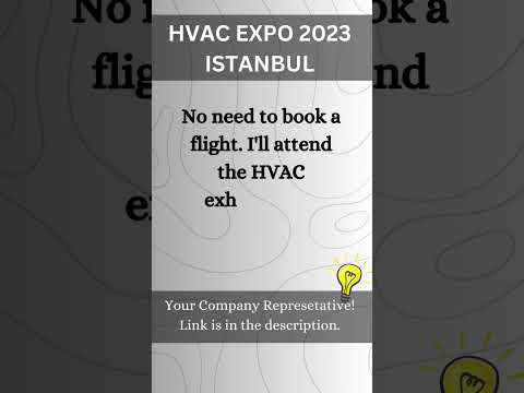 HVAC Istanbul 2023 Exhibition - Din Butt #Shorts