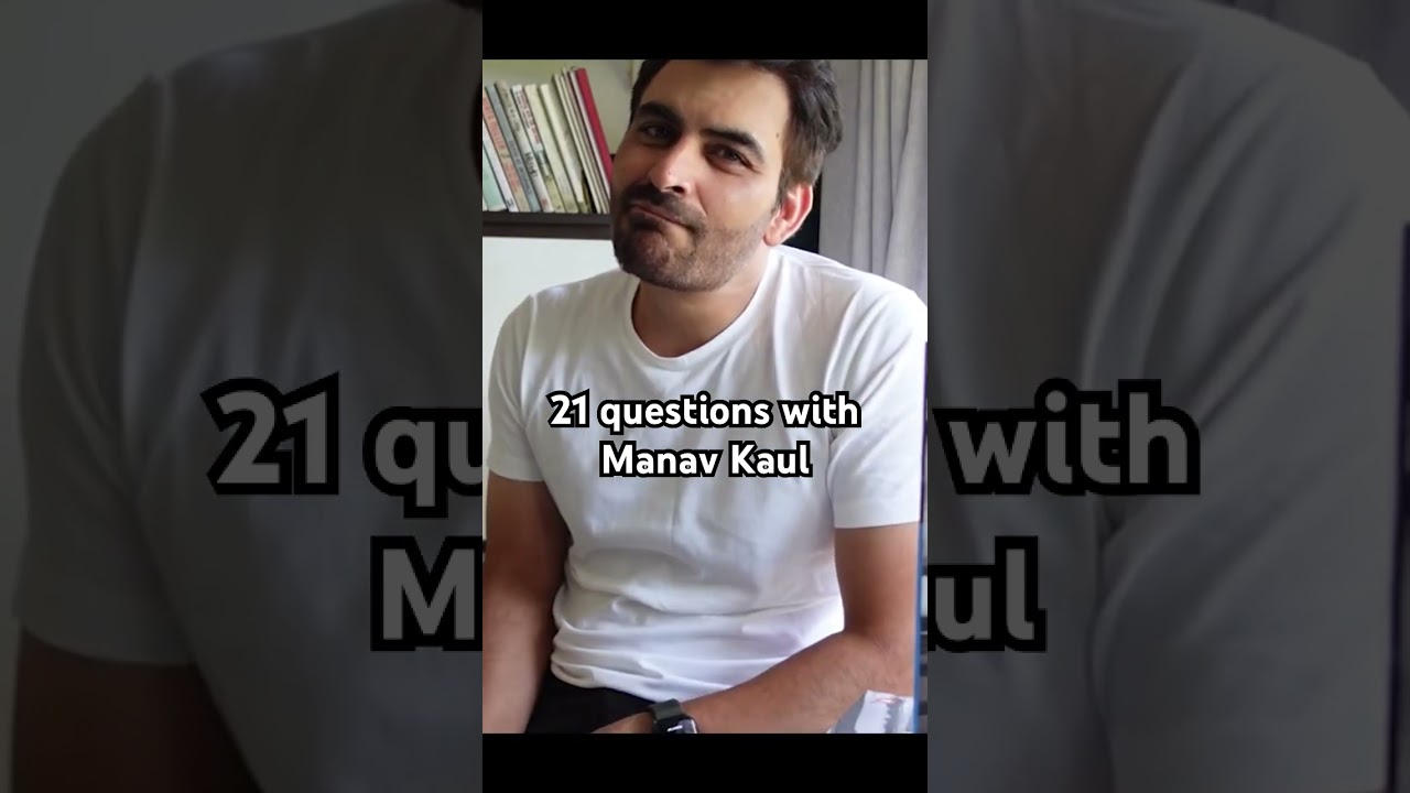 Манав Каул отвечает на вопросы о своей актерской игре, писательстве, жизни и многом другом!