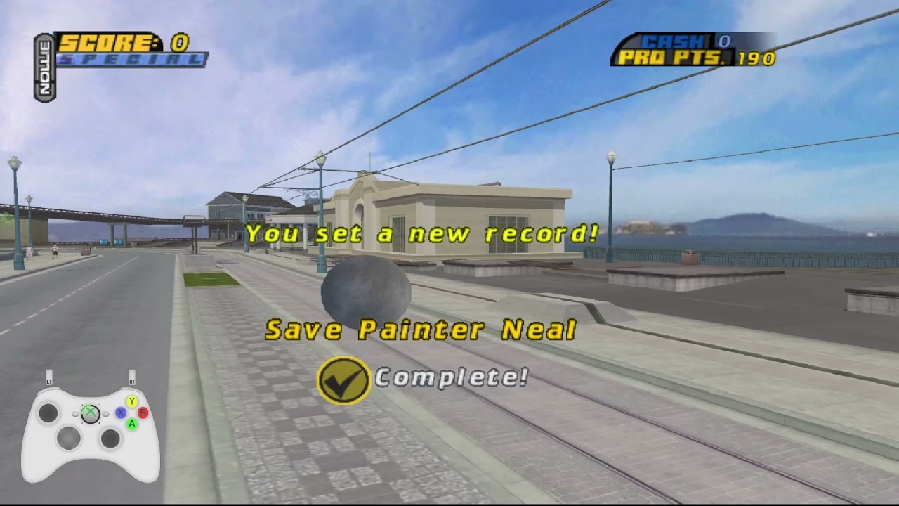 Save Painter Neal | 1s 880ms | San Francisco | THPS 4 Challenge Speedrun | 2021