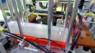 High Speed Automatic 30cm Plastic Ruler Screen Printer | School rulers screen printing machine