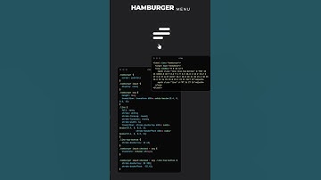 Hamburger Menu Smooth Animation using HTML + CSS #uidesignlearning #coding #Hamburger #menu