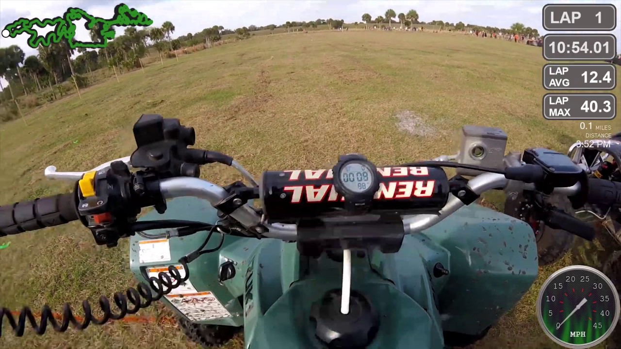2018-2019 Florida Trail Riders Hare Scramble #9, Eric Boggs, Quad C