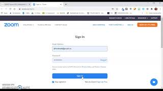 Joining a Zoom meeting using Google authentication