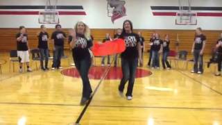 Senior lip sync snow coming