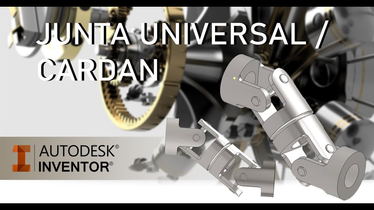 JUNTA UNIVERSAL / CARDAN AUTODESK INVENTOR