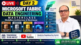 🔴 Microsoft Fabric Data Engineering – DAY 2 | Medallion Architecture  & Warehouse