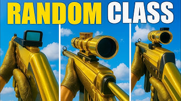 Call of duty random Class Generator