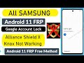 Gambar cover All SAMSUNG Frp Bypass 2021  Samsung Android 11 Frp Bypass Alliance Shield X Knox Not Working Fix