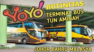 Central Terminal Bus Tun H Johor Bahru Malasya Angkatan Pagi Yoyo Expres- City Expres