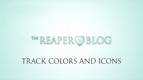 Track Colors and Icons