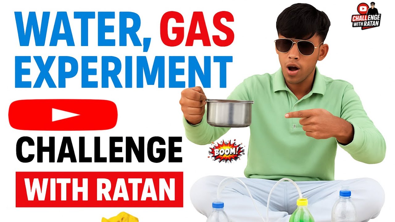 Make A Water Gas Experiment 😱 ? Aaj Hamne Pani Se Gas Bna Diya 🧯: Challenge With Ratan 😎