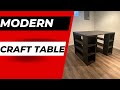 Modern craft table diy