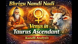 Bhrigu Nandi Nadi: Venus in Taurus Ascendant | Kundli Analysis