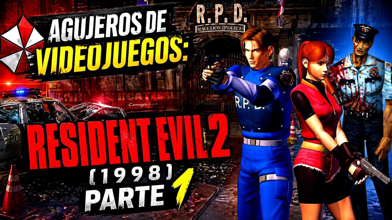 Agujeros de Videojuegos: RESIDENT EVIL 2 (1998) PARTE 1 (Errores, review, análisis y resumen)